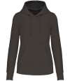 KB4028 K4028 Kariban Ladies Hooded Sweatshirt Dark Grey colour image